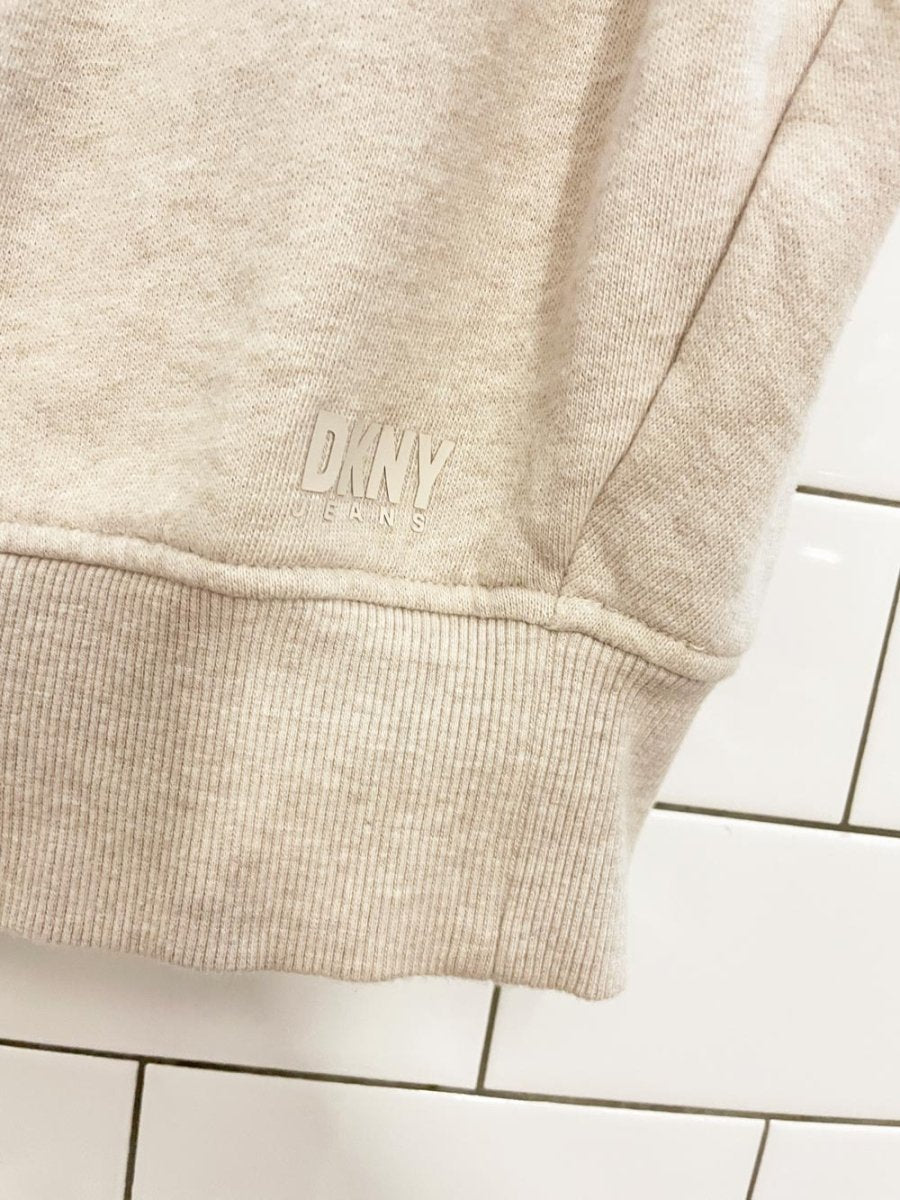 dkny jeans shoulder pad sweatshirt tank - good market thrift store
