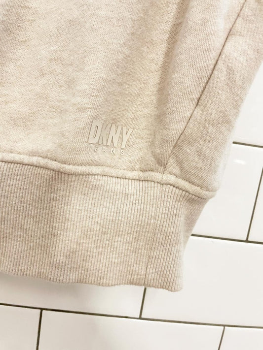 dkny jeans shoulder pad sweatshirt tank - good market thrift store
