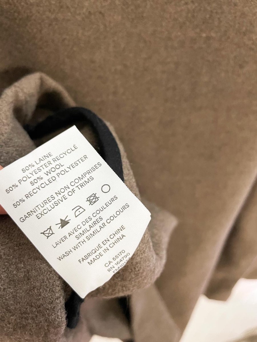 frank and oak 2024 wool - blend overshirt jacket - good market thrift store