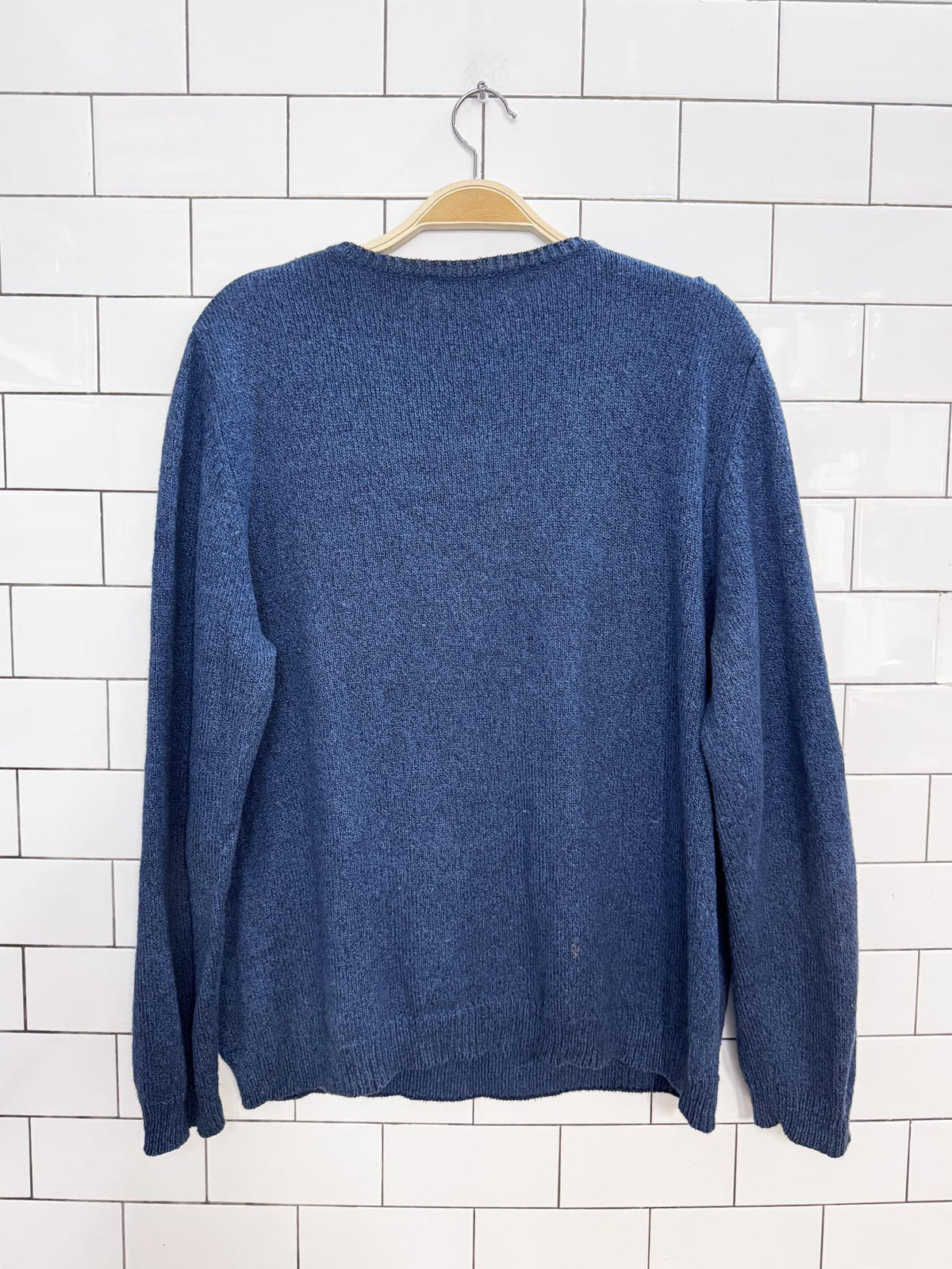 vinatge alfred dunner ramie-blend sunflower knit sweater