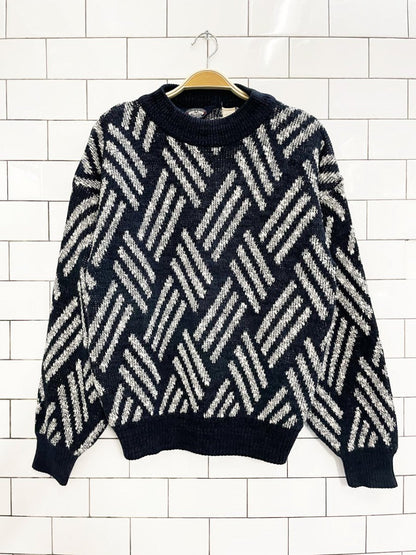 vintage knightsbridge oversized knit dad sweater - good market thrift store
