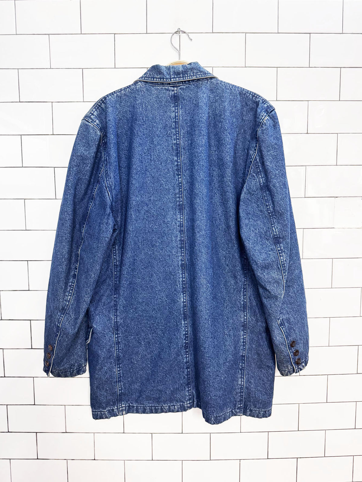 vintage 90s liz wear denim blazer jacket | liz claiborne