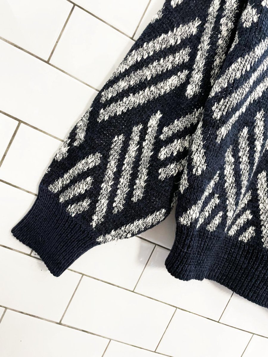 vintage knightsbridge oversized knit dad sweater - good market thrift store