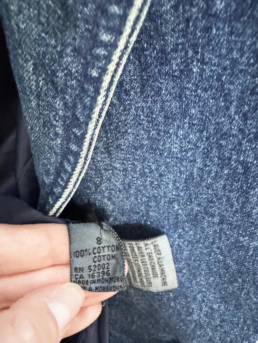 vintage 90s liz wear denim blazer jacket | liz claiborne