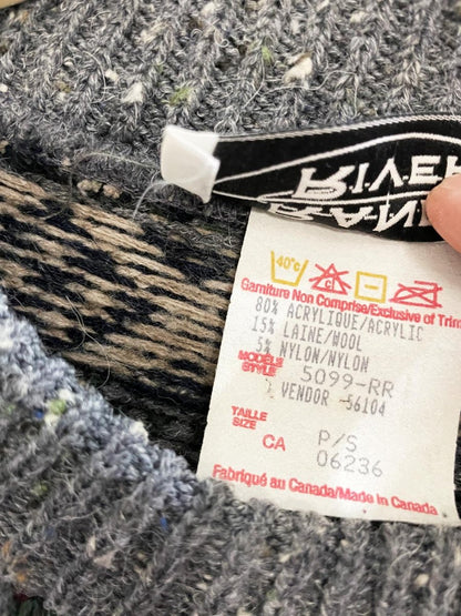 vintage randy river wool - blend oversized cottage dad sweater - good market thrift store