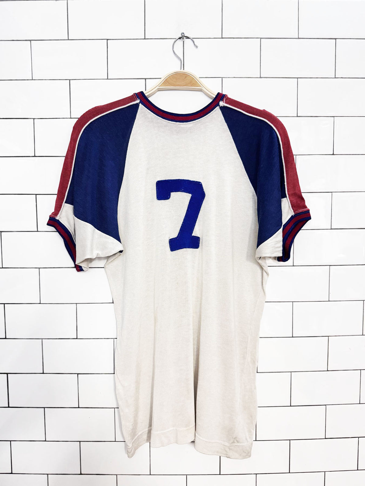 vintage 60s southern varsity raglan jersey | russell