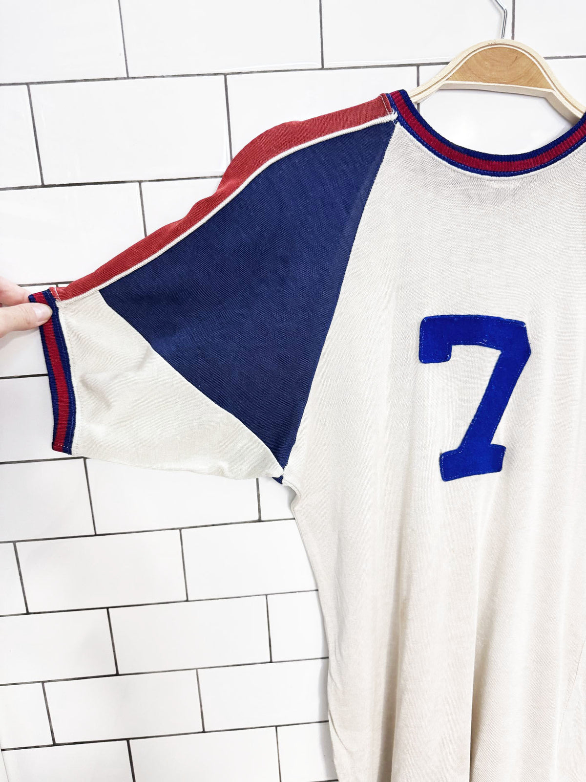 vintage 60s southern varsity raglan jersey | russell