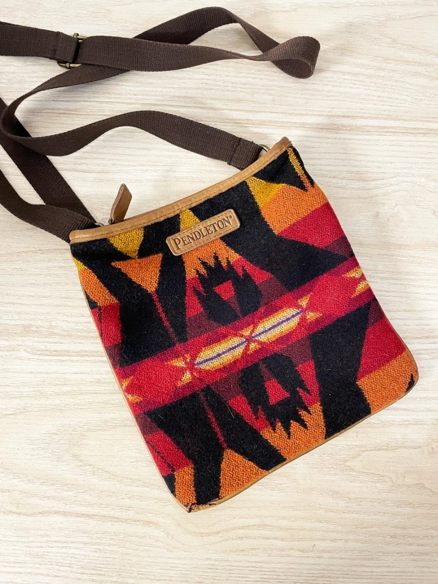 pendleton wool southwestern crossbody bag - good market thrift store
