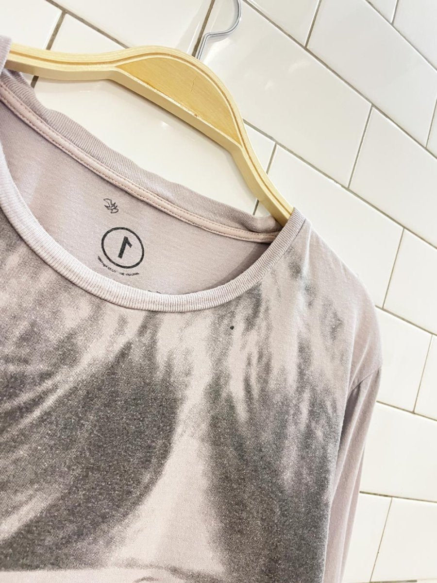 pagano italy big face graphic long sleeve tee - good market thrift store