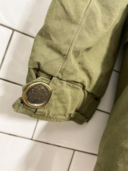 mr & mrs italy coyote fur lined army parka - good market thrift store