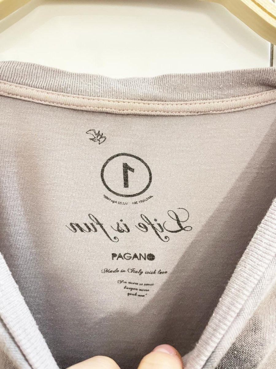 pagano italy big face graphic long sleeve tee - good market thrift store