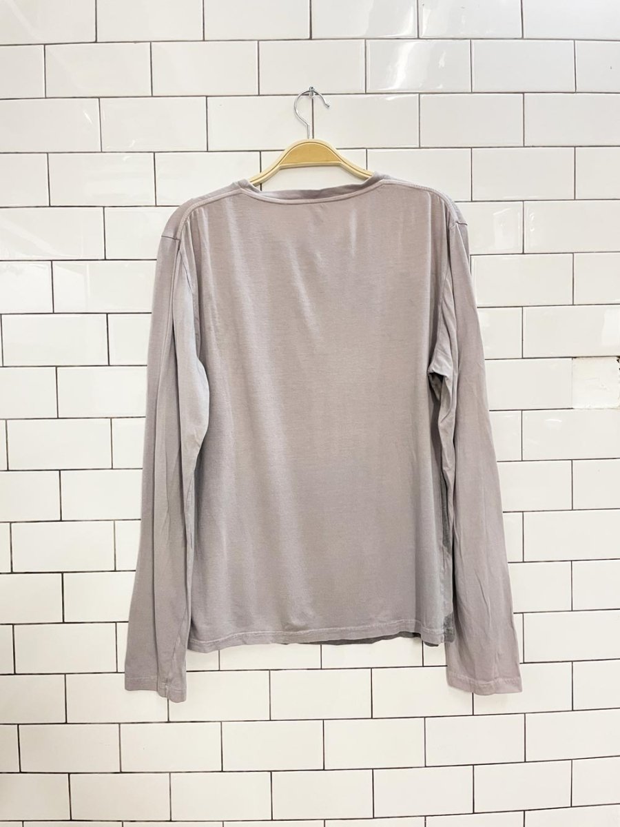 pagano italy big face graphic long sleeve tee - good market thrift store