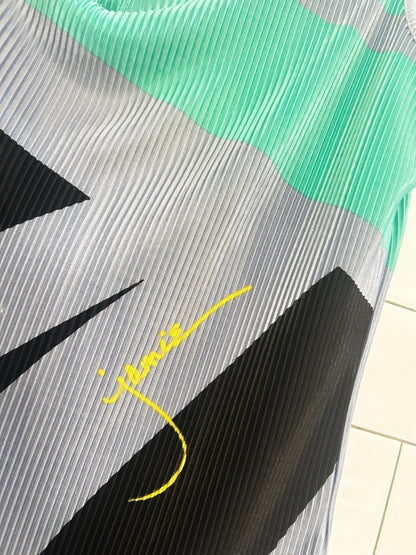 vintage jamie sadock ribbed satin sleeveless golf shirt - good market thrift store