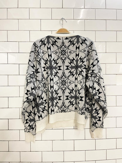 vintage 80s mayo wenty knit dad sweater - good market thrift store