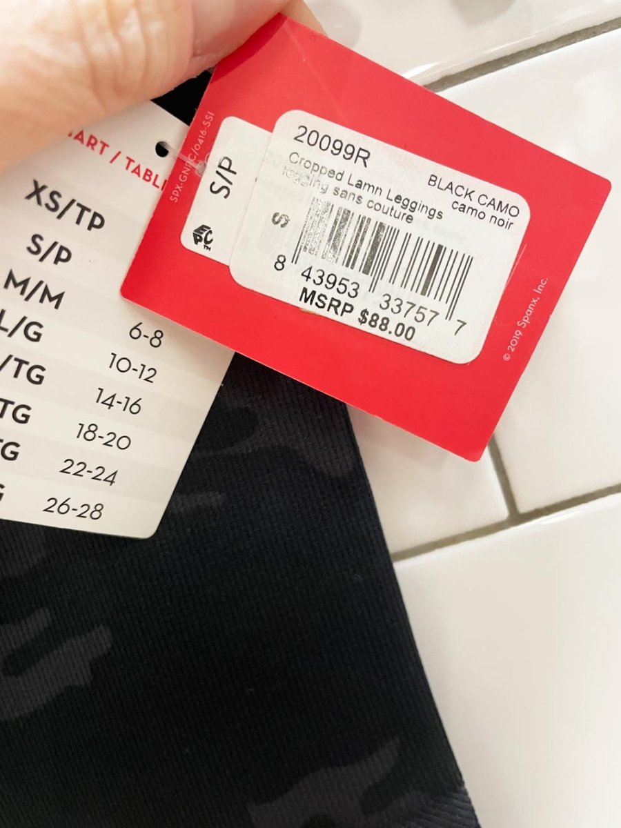 nwt spanx camo cropped leggings - good market thrift store