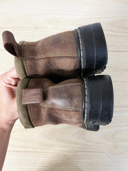 roots tuff oiled leather hiking boots - good market thrift store