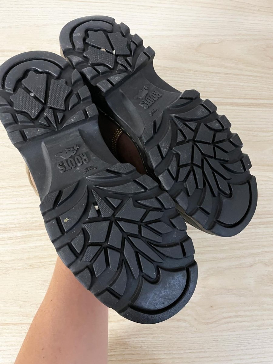 roots tuff oiled leather hiking boots - good market thrift store