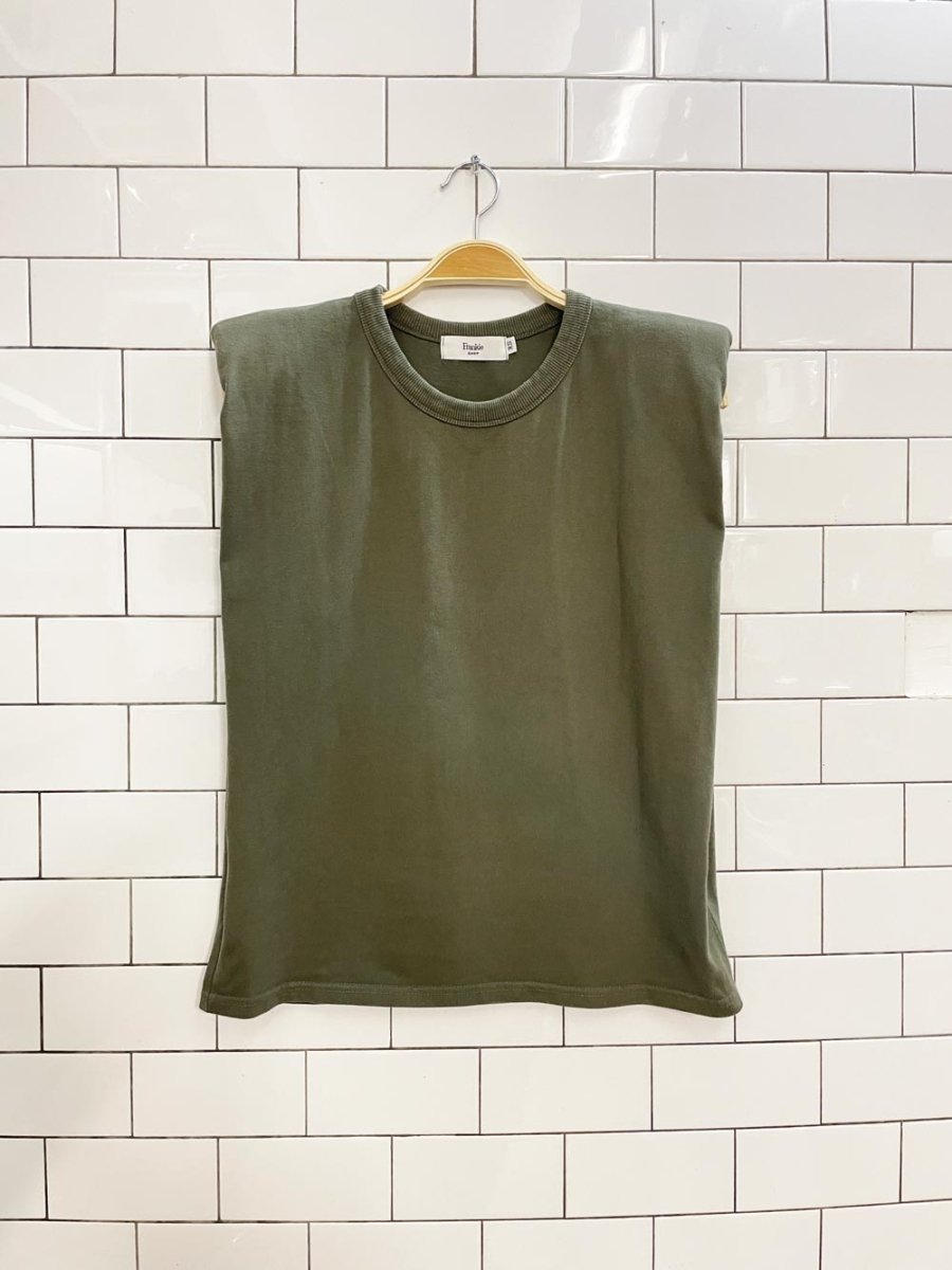 the frankie shop eva shoulder pad top - good market thrift store