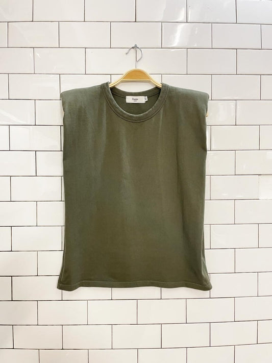 the frankie shop eva shoulder pad top - good market thrift store