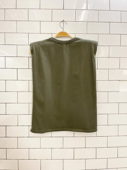 the frankie shop eva shoulder pad top - good market thrift store