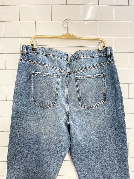garage denim vintage straight ripped jeans - good market thrift store