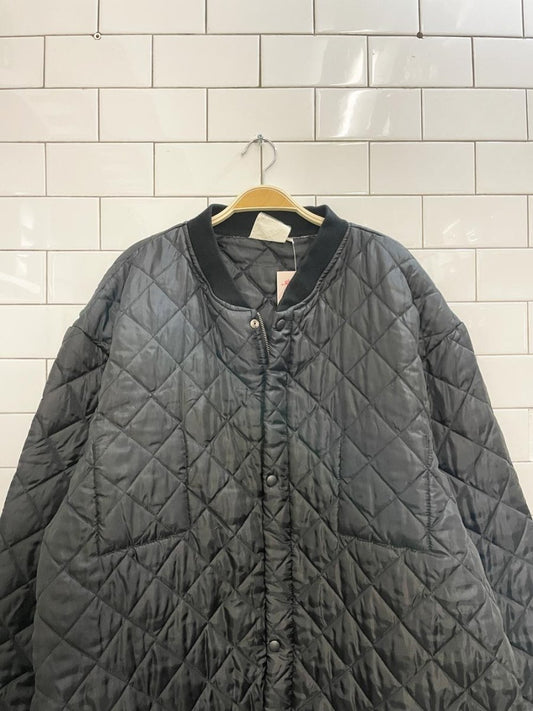 vintage 90s workhorse long liner coat - good market thrift store