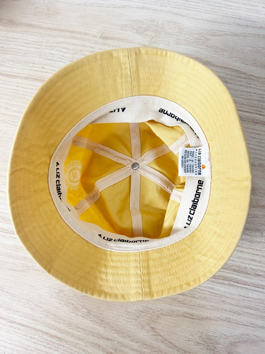 vintage 90s liz clairborne cotton bucket hat - good market thrift store