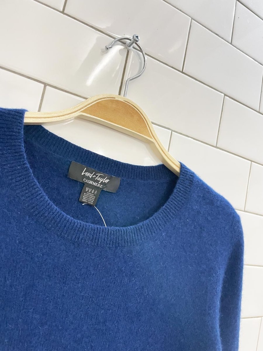 lord & taylor 100% cashmere sweater - good market thrift store