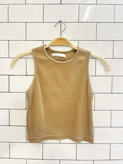 oak + fort ribbed high neck tank - good market thrift store