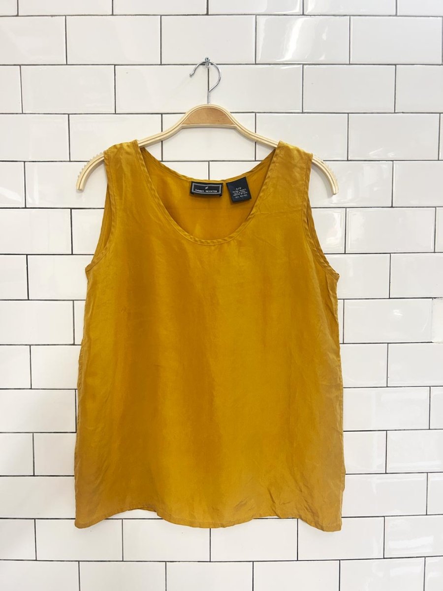 vintage daniel hetcher silk tank - good market thrift store