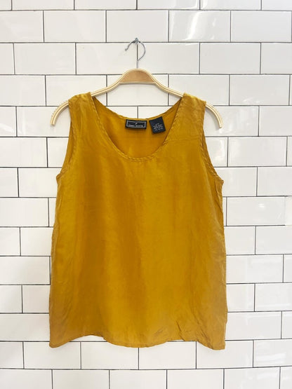 vintage daniel hetcher silk tank - good market thrift store