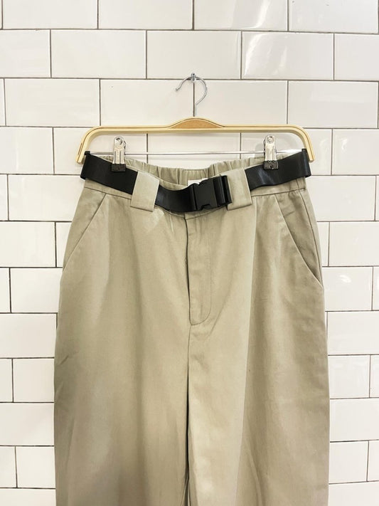 tna belted utility jogger twill pant - good market thrift store