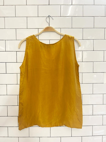 vintage daniel hetcher silk tank - good market thrift store