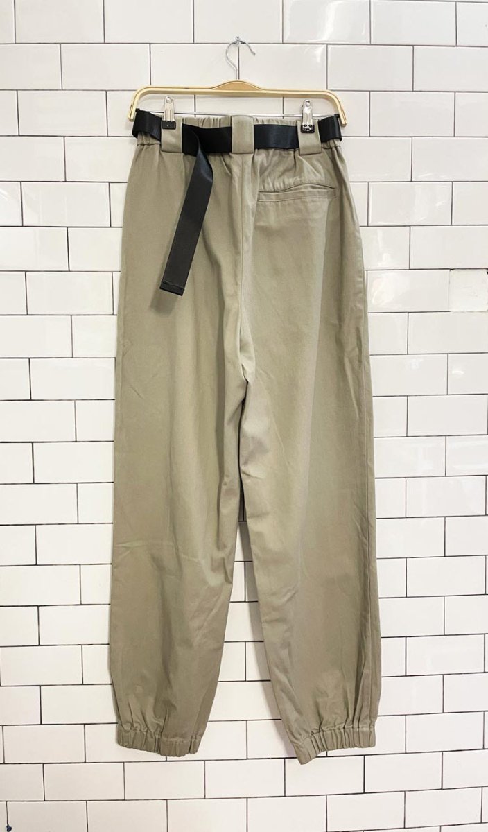 tna belted utility jogger twill pant - good market thrift store