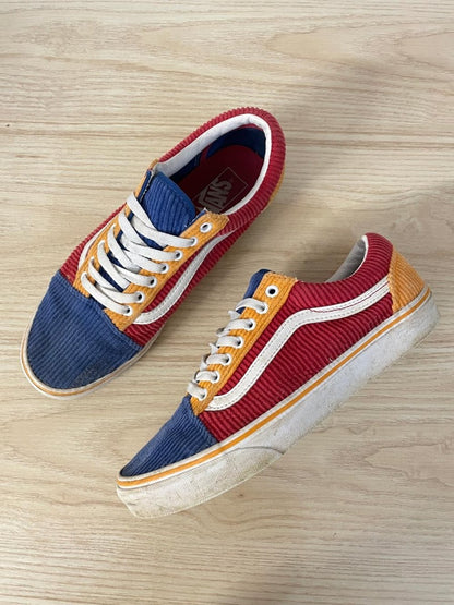 vans chunky cord low profile sneaker - good market thrift store