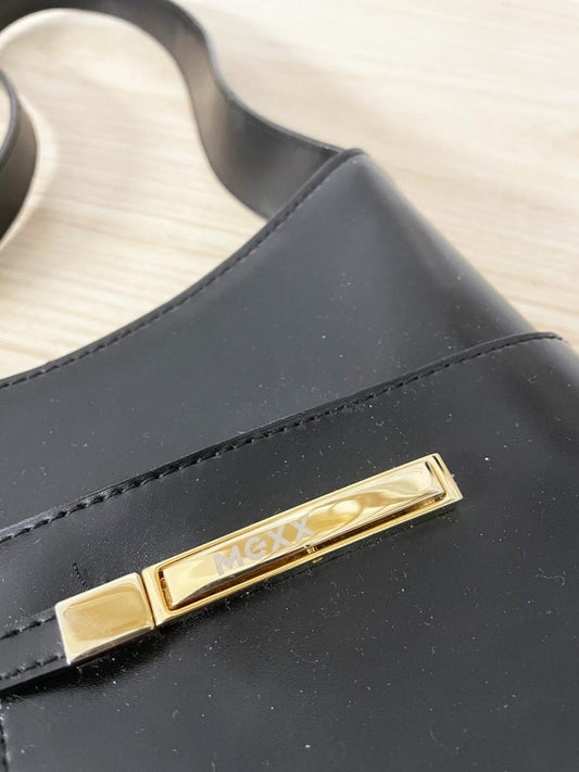 y2k mexx faux leather shoulder bag - good market thrift store