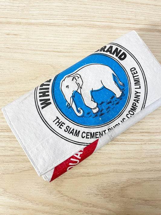 ta prohm recycled rice bag clutch - good market thrift store