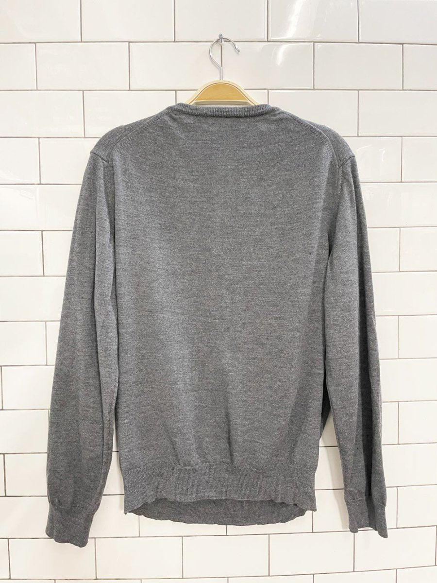 harry rosen 100% merino wool v - neck sweater - good market thrift store