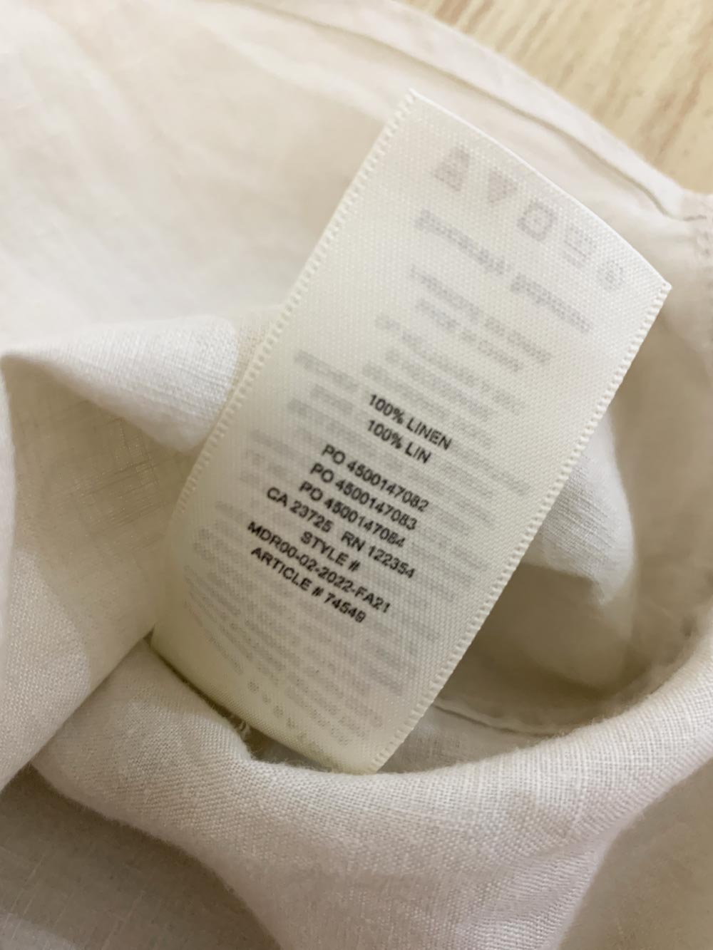 the group babaton 2026 100% linen full button utility shirt | aritzia