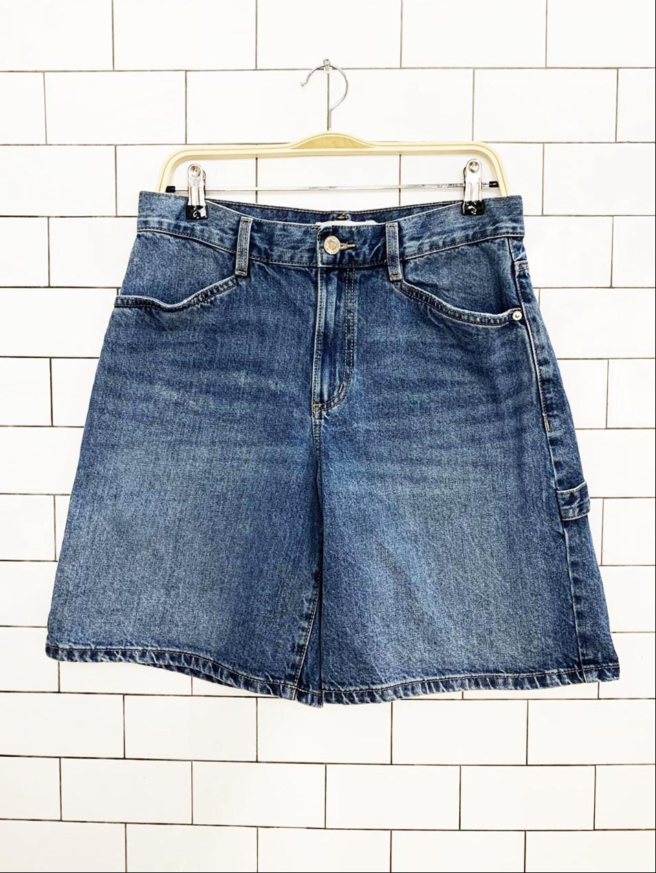 garage bermuda skater jorts long denim shorts
