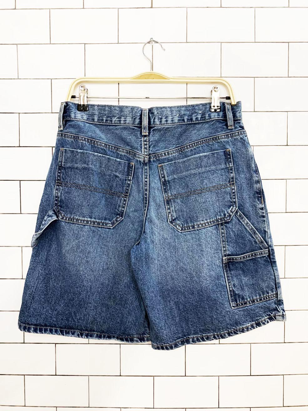garage bermuda skater jorts long denim shorts