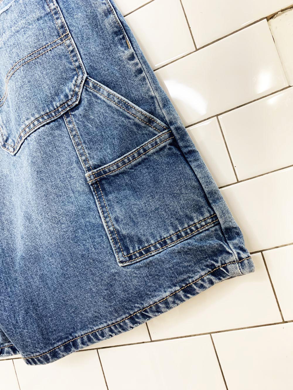 garage bermuda skater jorts long denim shorts