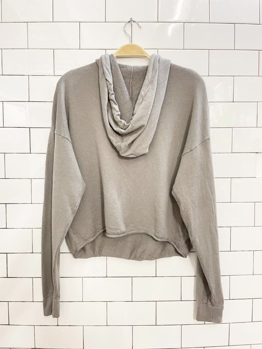naked cashmere cashmere - cotton blend hoodie - good market thrift store