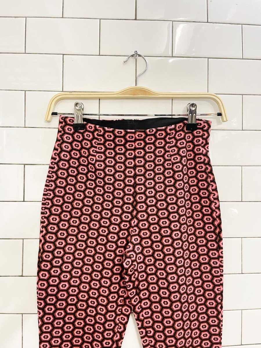 zara groovy geo knit flare pant - good market thrift store