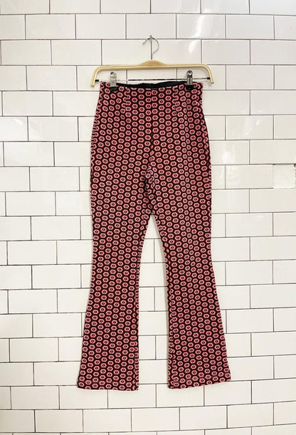 zara groovy geo knit flare pant - good market thrift store