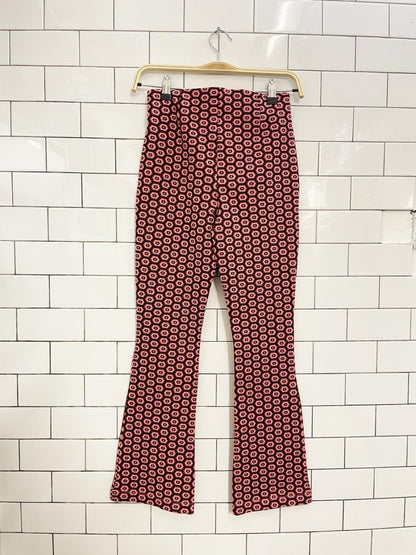 zara groovy geo knit flare pant - good market thrift store
