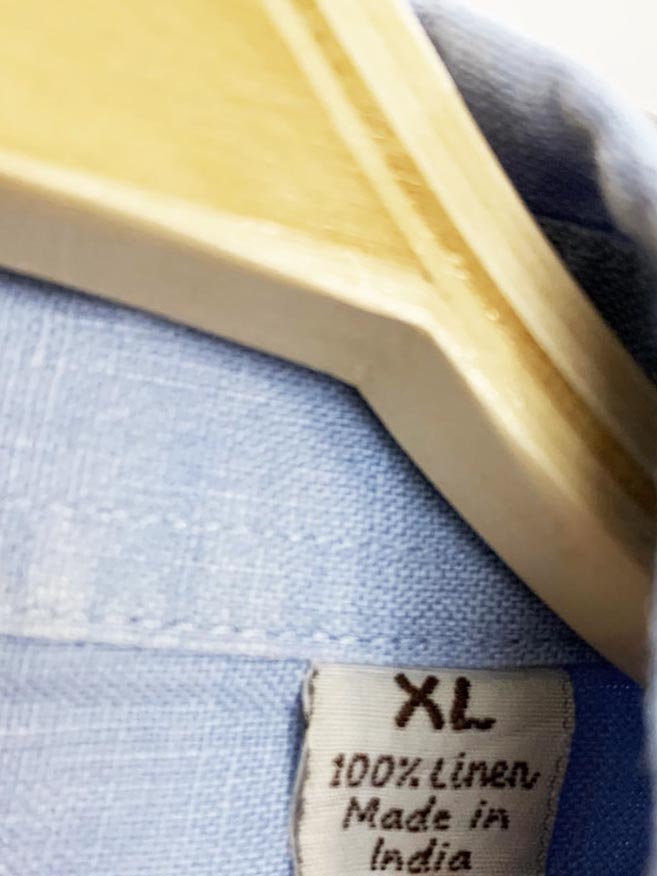 madda fella 100% linen full button shirt