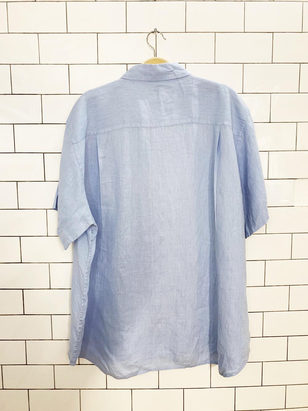 madda fella 100% linen full button shirt