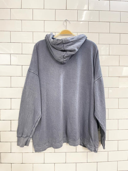aerie oversized 1/4 button hoodie - good market thrift store