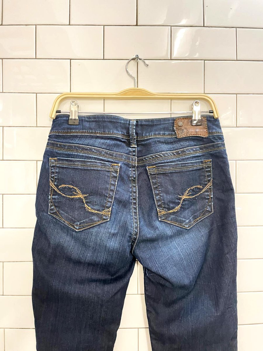 y2k silver jeans suki low rise flares - good market thrift store